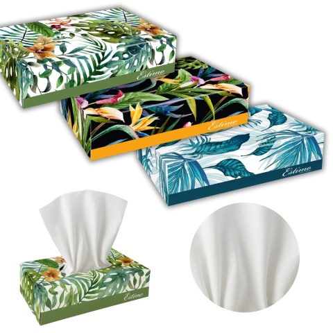 Chusteczki higieniczne wyciągane w pudełku LAMIX Estimo Wzory