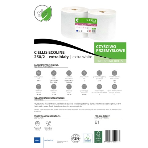 Czyściwo Przemysłowe LAMIX Ellis ECOLINE 250/2 2szt.