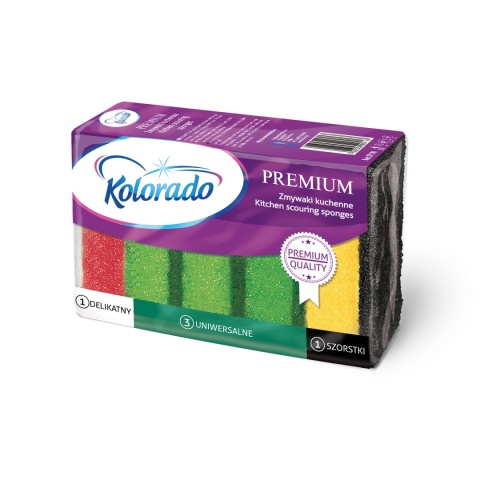 Kolorado Premium Zmywaki Gąbki do Zmywania 5 szt.