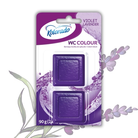 Kostka toaletowa Kolorado WC COLOUR Fioletowa