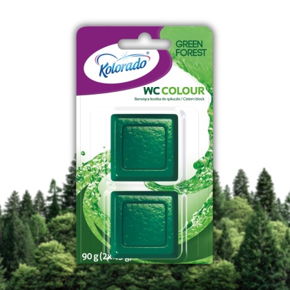 Kostka toaletowa Kolorado WC COLOUR Zielona