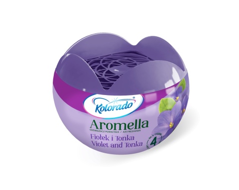 Odświeżacz powietrza w żelu Kolorado Aromella Fiołek i Tonka