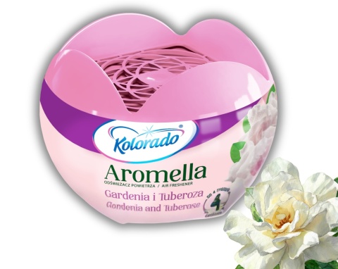 Odświeżacz powietrza w żelu Kolorado Aromella Gardenia i Tuberoza