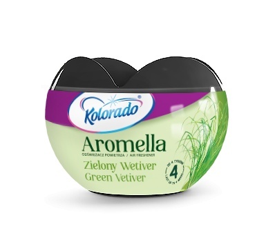 Odświeżacz powietrza w żelu Kolorado Aromella Zielony Wetiver