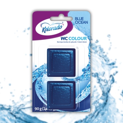 Kostka toaletowa Kolorado WC COLOUR Niebieska