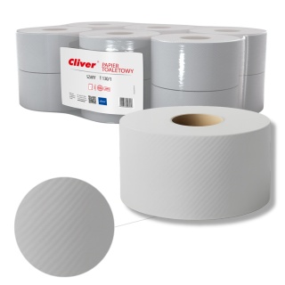 Papier Toaletowy LAMIX CLIVER T130/1 Szary 12 szt.