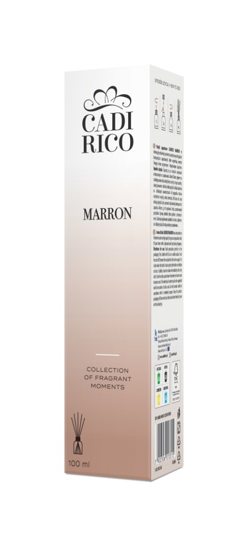 Patyczki Zapachowe Dyfuzor CADIRICO Perfume MARRON