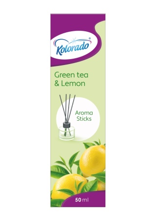 Patyczki Zapachowe Dyfuzor Zapach Zielona Herbata i Cytryna