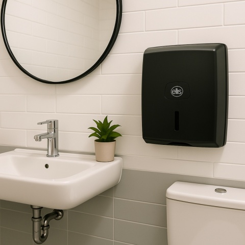 Podajnik do ręczników składanych LAMIX Ellis BLACKLINE