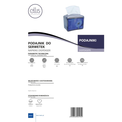 Podajnik do serwetek LAMIX Ellis Professional NAPKINS