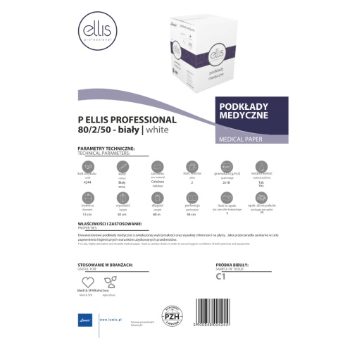 Podkład medyczny LAMIX Ellis Professional 80/2/50