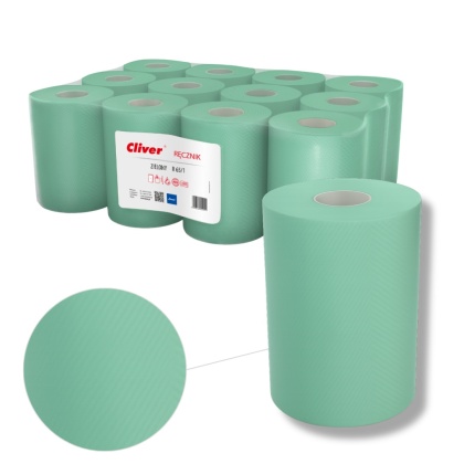 Ręcznik Papierowy LAMIX CLIVER R65/1 Zielony 12 szt.