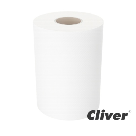 Ręcznik papierowy LAMIX CLIVER R65/1 Biały 12 szt.