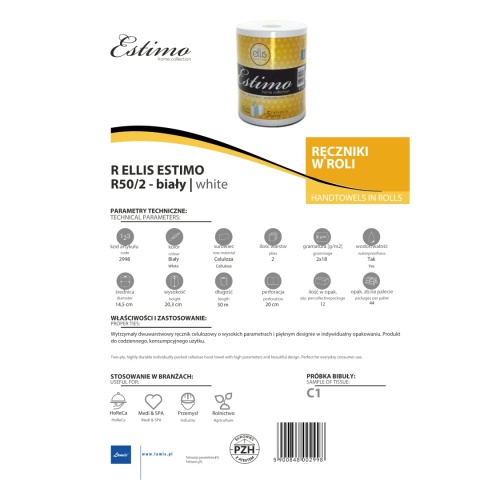 Ręcznik papierowy LAMIX Ellis Estimo R50/2