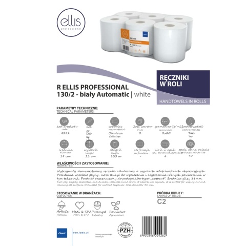Ręcznik papierowy LAMIX Ellis Professional R130/2 AUTOCUT 6 szt.
