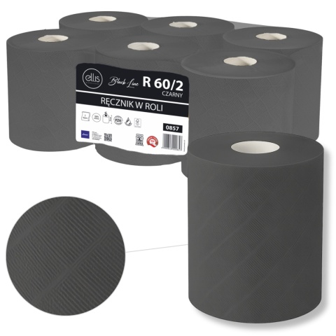 Ręcznik papierowy LAMIX Ellis Professional BLACKLINE 60/2 6 szt.