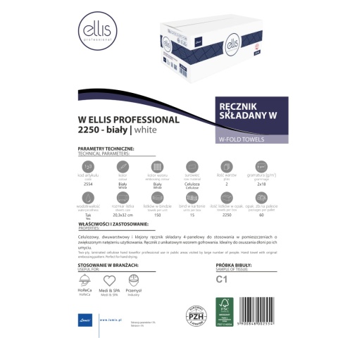 Ręcznik składany LAMIX Ellis Professional W 2250