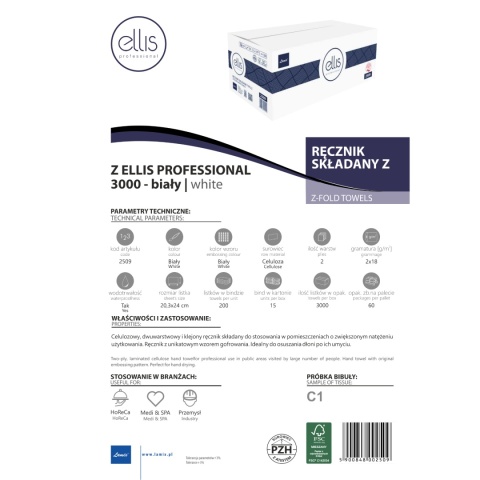Ręcznik składany LAMIX Ellis Professional Z 3000